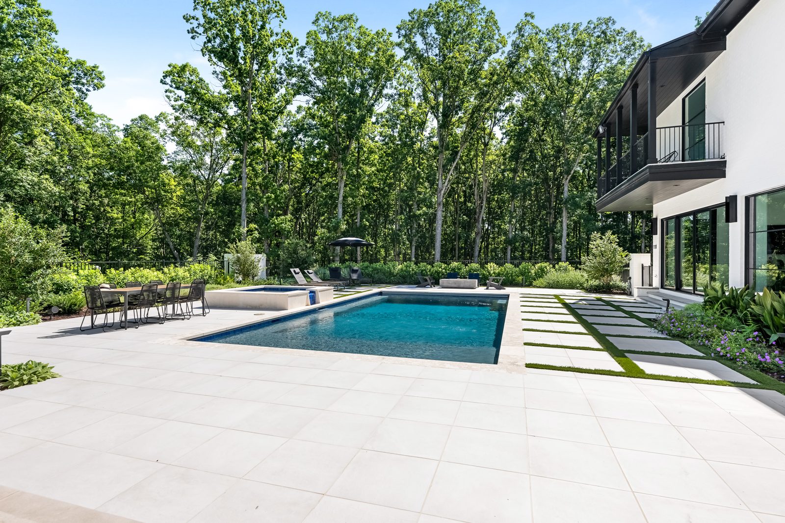 Chanel custom home in South Charlotte — exterior view, photograph 2 of 34