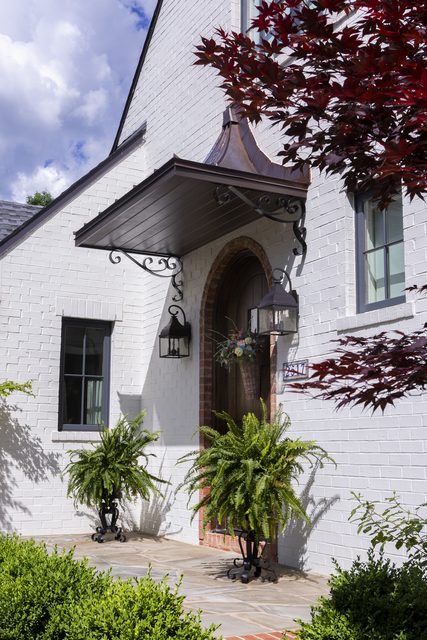 Giverny custom home in SouthPark — exterior detail, photograph 3 of 51
