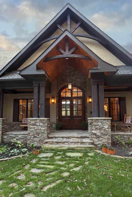 Henry Harris custom home — exterior detail, photograph 2 of 45