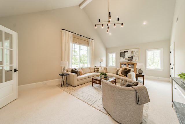Waldon custom home in South Charlotte — interior view, photograph 102 of 166