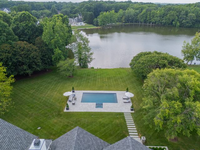 Waldon custom home in South Charlotte — exterior view, photograph 118 of 166