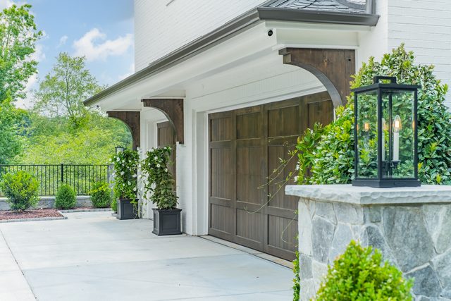 Waldon custom home in South Charlotte — exterior view, photograph 136 of 166