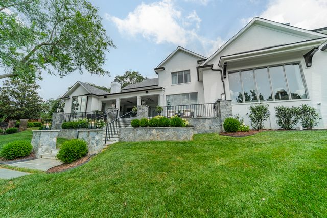 Waldon custom home in South Charlotte — exterior view, photograph 137 of 166
