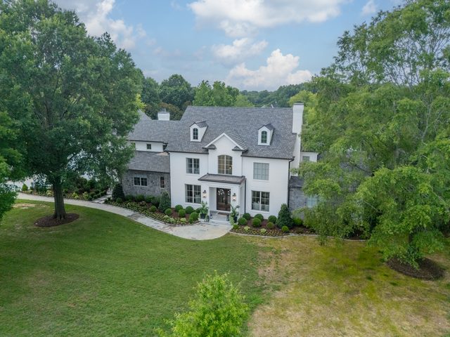Waldon custom home in South Charlotte — exterior view, photograph 141 of 166