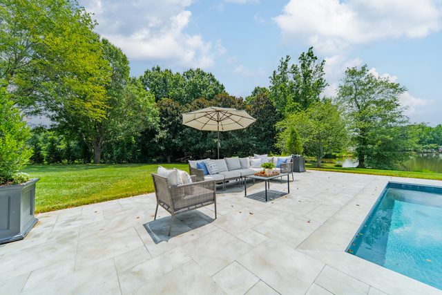Waldon custom home in South Charlotte — exterior view, photograph 147 of 166