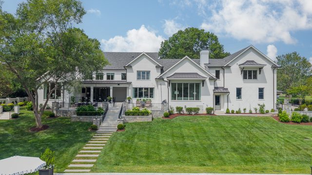 Waldon custom home in South Charlotte — exterior view, photograph 20 of 166
