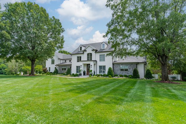 Waldon custom home in South Charlotte — exterior view, photograph 24 of 166