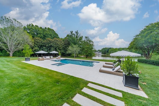 Waldon custom home in South Charlotte — exterior view, photograph 37 of 166
