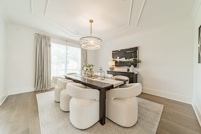 Waldon custom home in South Charlotte — interior view, photograph 42 of 166