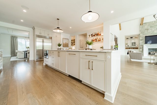 Waldon custom home in South Charlotte — interior view, photograph 62 of 166
