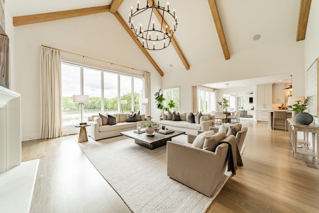 Waldon custom home in South Charlotte — interior view, photograph 73 of 166