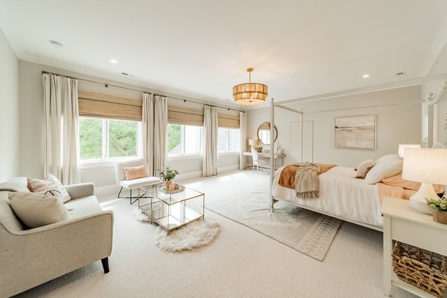 Waldon custom home in South Charlotte — interior view, photograph 82 of 166